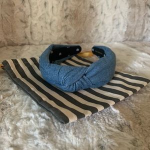 NWOT Lele Sadoughi Denim Headband